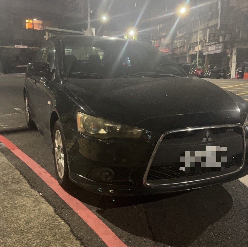犯嫌作案車輛。(記者徐煜勝翻攝)