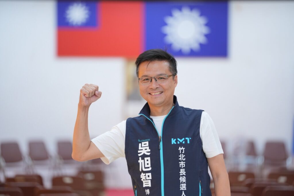 國民黨竹北市長參選人吳旭智喊話藍白兩黨中央，儘速建立公開、公正且符合民意的整合機制。（圖／吳旭智提供）