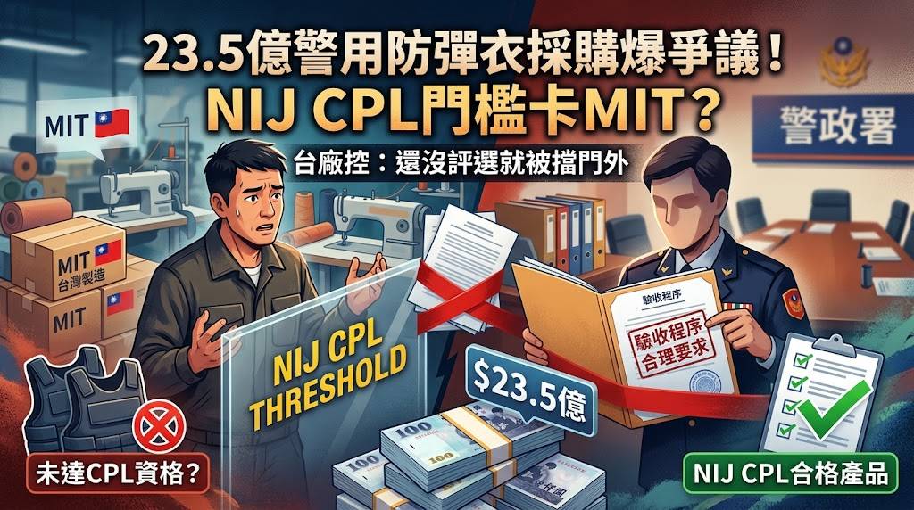 業者質疑，若特定海外認證在大型政府採購案中具有高度影響力，國內長期投入研發及製造的廠商，是否因此承受較高甚至不對等的競爭成本。