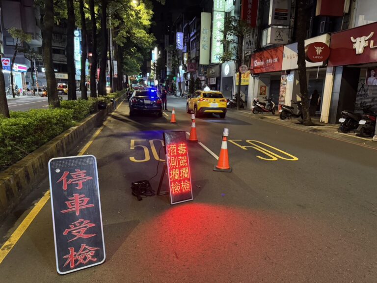 新北警持續全市同步取締毒酒駕。(圖/記者李健興 翻攝)
