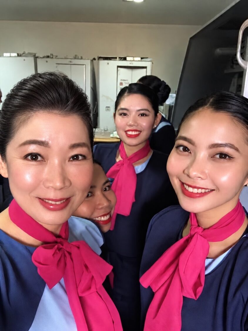 陳美仁具備IATA國際航空運輸協會相關專業資格，曾擔任空服人才培訓老師，擁有跨足運輸、航空服務與教育的學習經歷。（圖/記者林照東翻攝）