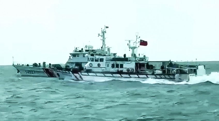 中國海警一週三闖金門，海巡不畏風浪強勢驅離。（圖／海巡署）