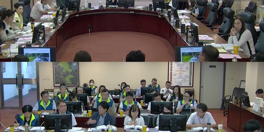 台北市議員洪婉臻接獲檢舉稱北市府旁挖出2635噸廢棄物，市府卻意圖掩飾。（圖／翻攝畫面）