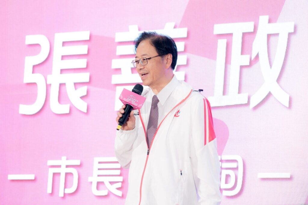 桃園市長張善政。(圖/桃園市政府體育局提供)