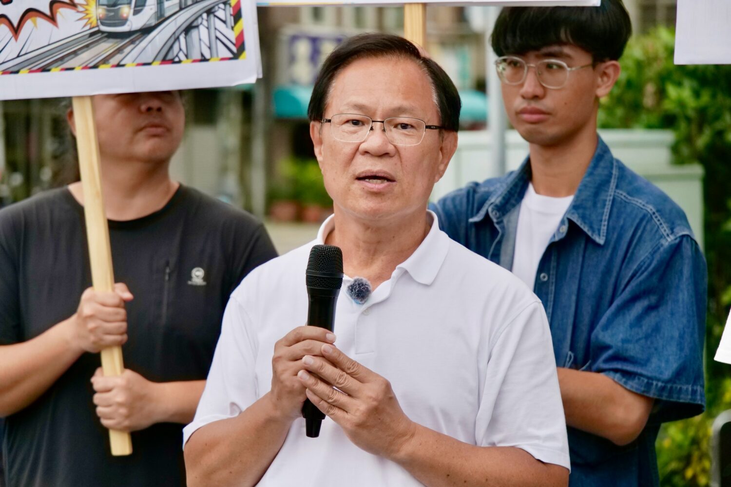 藍白共推的嘉義市長候選人張啓楷表示,希望藉由此次陳情,讓中央正視地方長期需求,儘速推進相關作業,回應市民期待。(圖/記者翻攝)