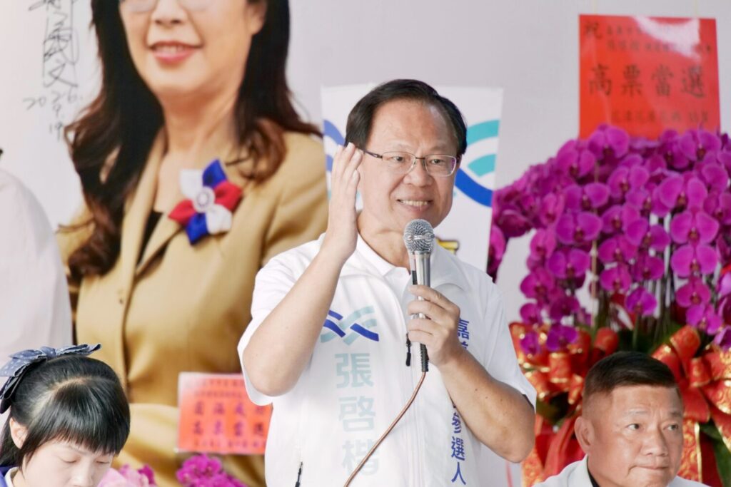 張啓楷表示,大嘉義合作的首要建設,就是共同推動嘉義藍線輕軌。(圖/記者翻攝)