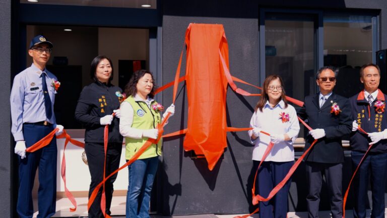 海委會主委管碧玲出席澎湖虎井、桶盤漁港安檢所新建廳舍落成啟用典禮。(圖/鄭自達 翻攝)