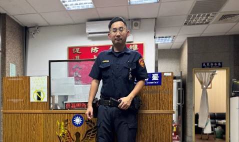 大同分局民生西路派出所警員陳孟詮。（圖／記者 戴昱弘翻攝