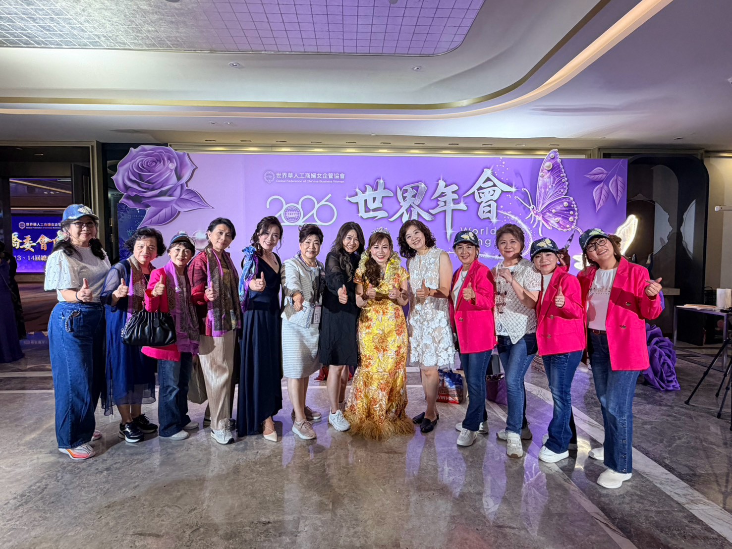 世界華人工商婦女企管協會第14屆總會長陳玲華接棒，展開世華新篇章。（圖／邱千懿提供）