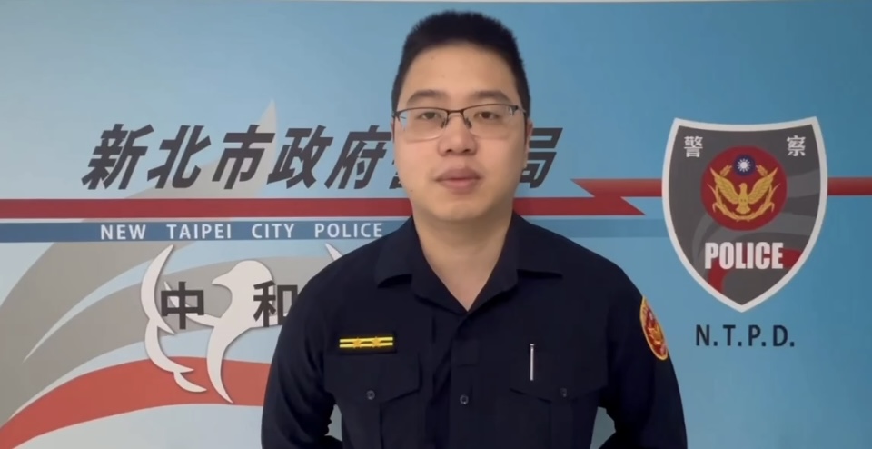 中和派出所所長陳則佑案情說明(圖／記者戴昱弘 翻攝）