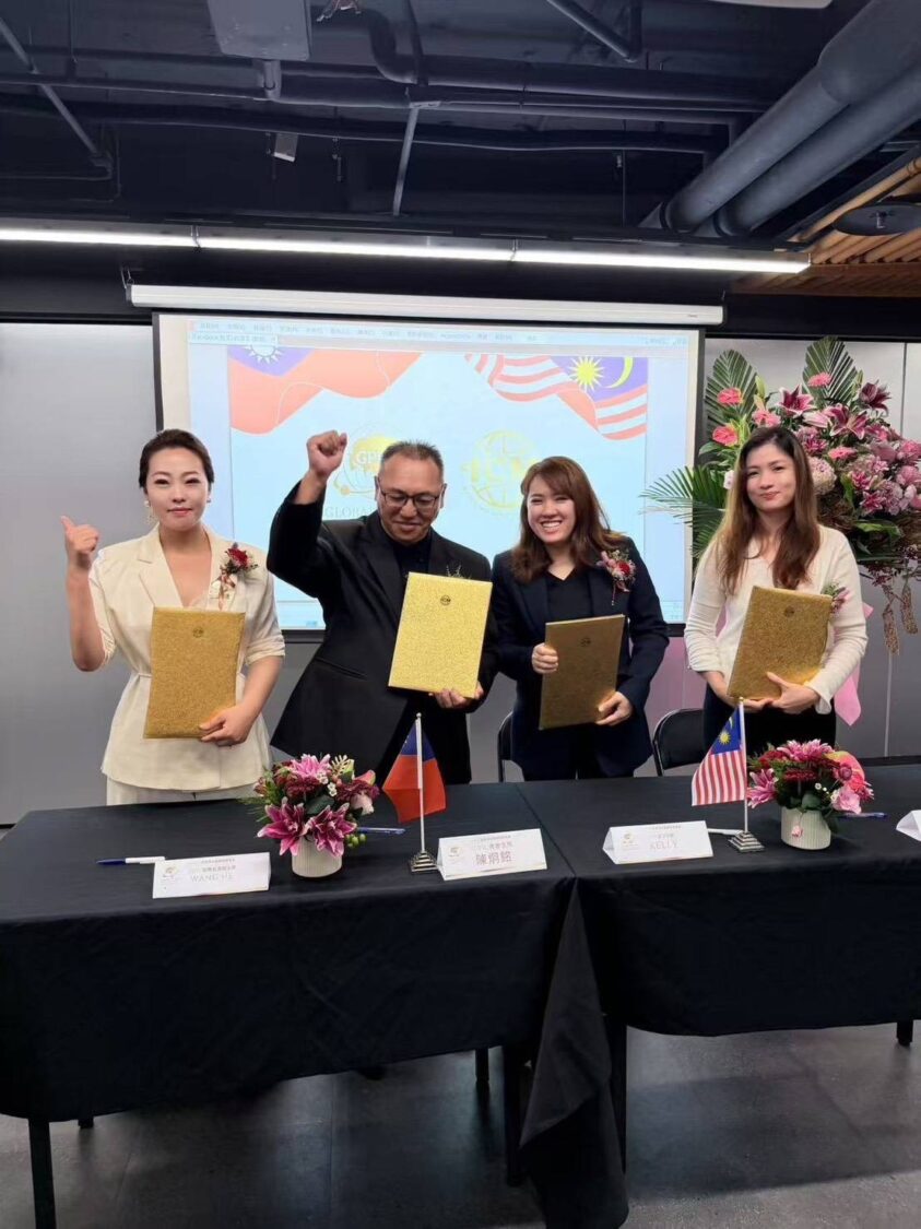 馬來西亞ICM總部來台與GPIC商會簽約ISO17024。(記者徐煜勝翻攝)